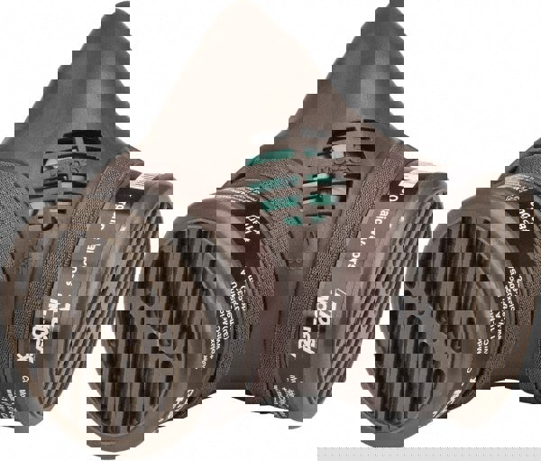 Half Facepiece Respirator with Cartridge: Medium, Thermoplastic Elastomer, Snap-In